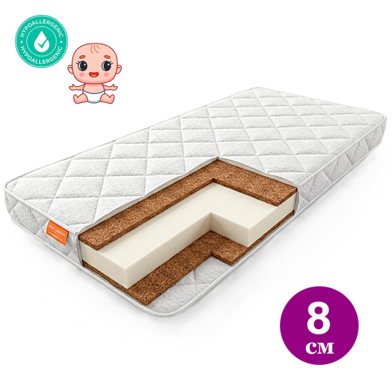 Матрас ортопедический для малышей «Baby 8»
